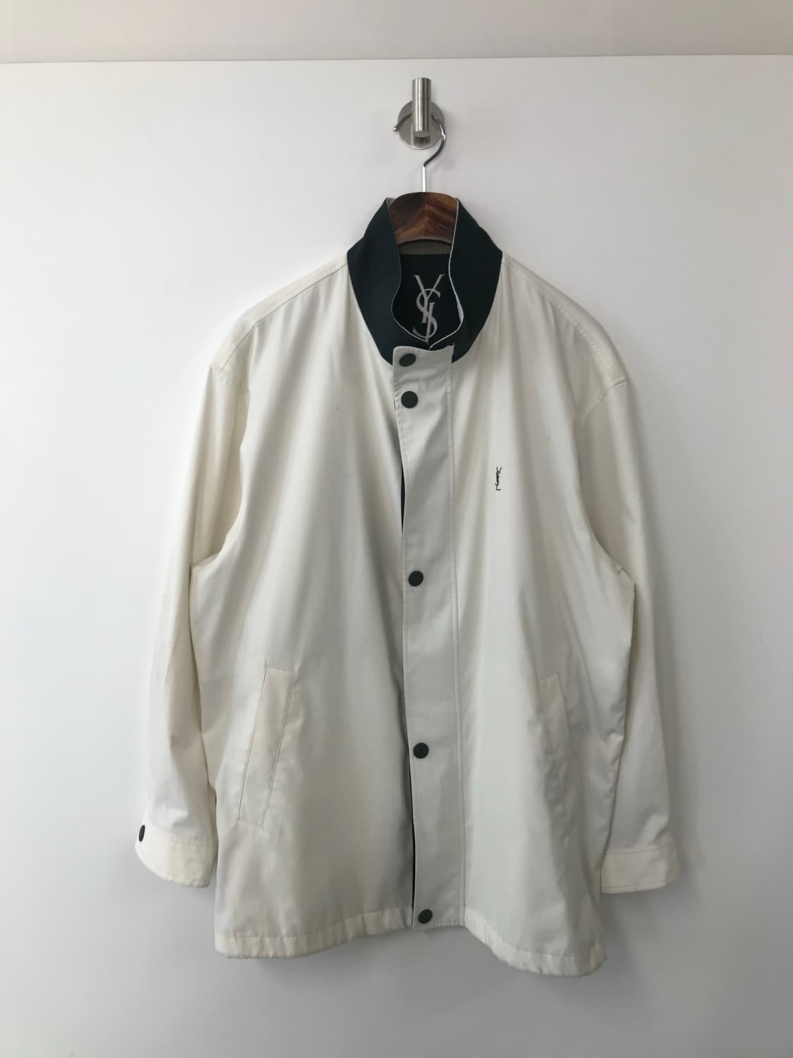 입생로랑 아카이브 90s 화이트 스윙톱 바람막이 자켓 상품이미지2