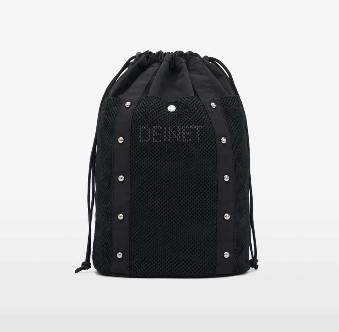 DEINET STUD MESH BACKPACK IN BLACK 상품이미지1