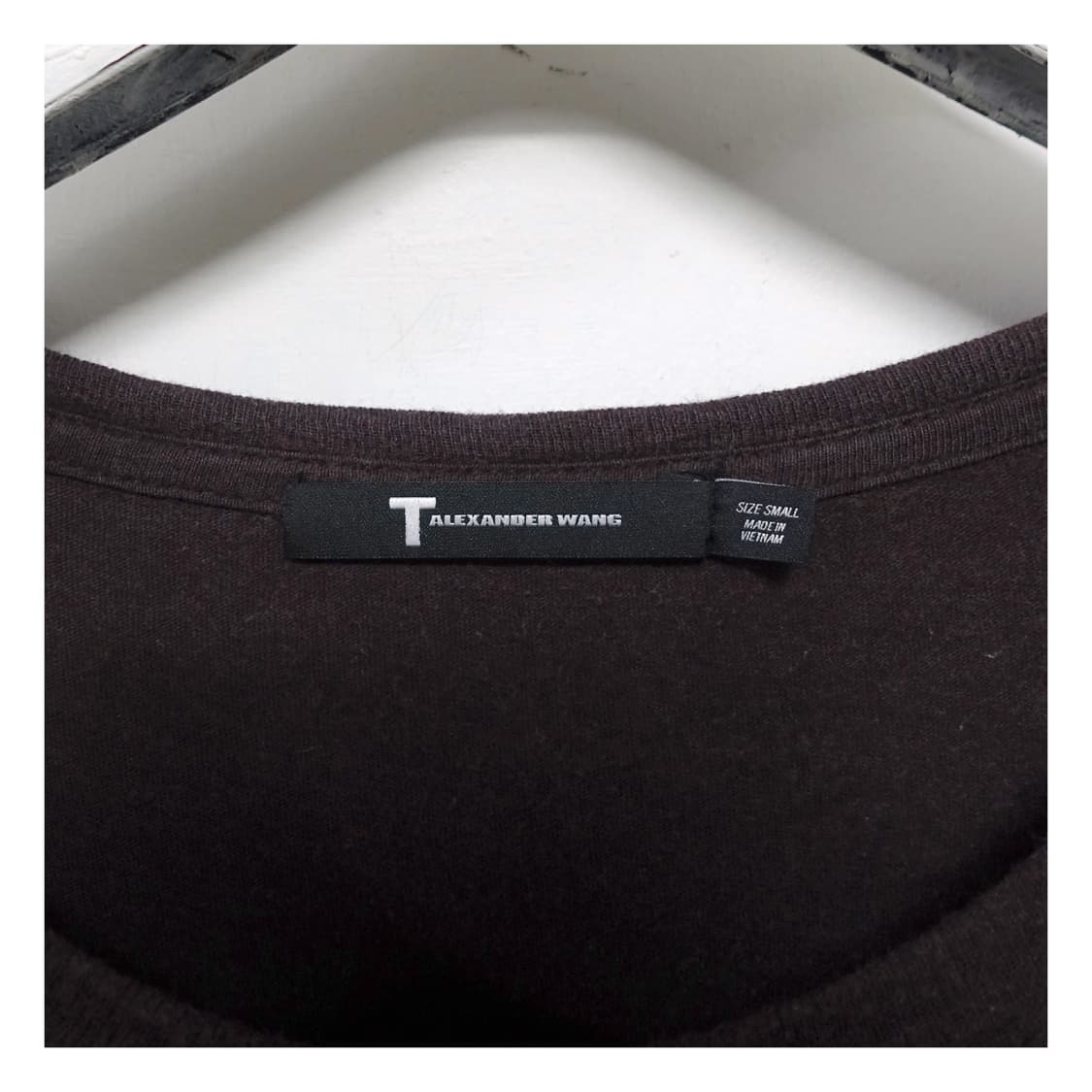 [S] ALEXANDERWANG 알렉산더왕 와인 레이어드 가먼트 롱슬리브 상품이미지7