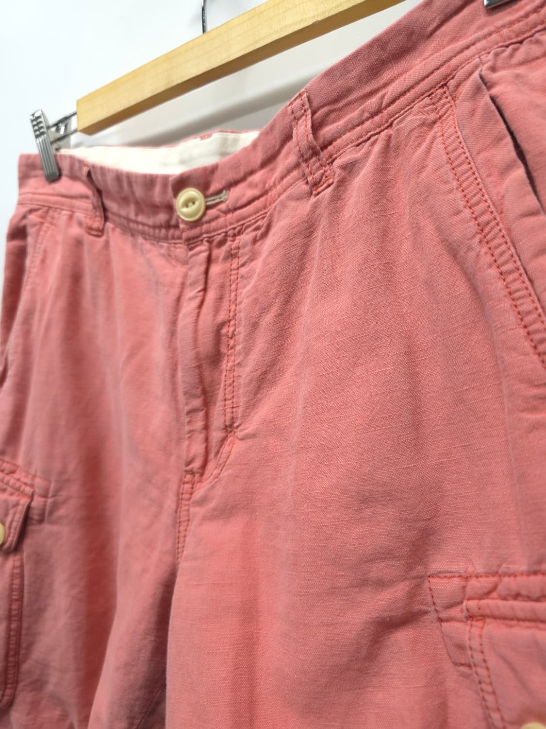 ​시리즈 남성 빈티지 피치 카고 린넨혼방 반바지 (32~33) 상품이미지4