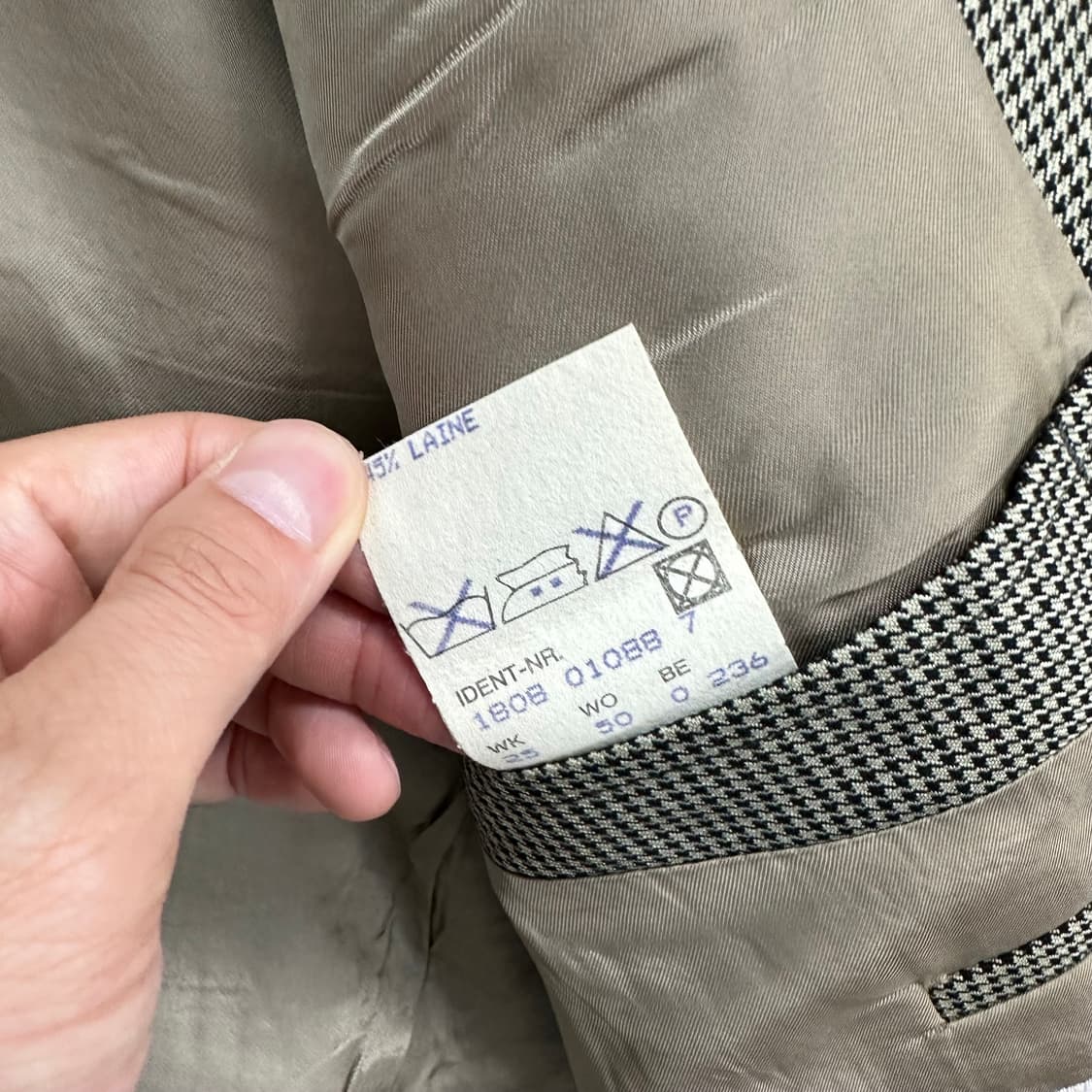 휴고보스 독일 정품 하운드투스 실크 울 자켓 상품이미지8