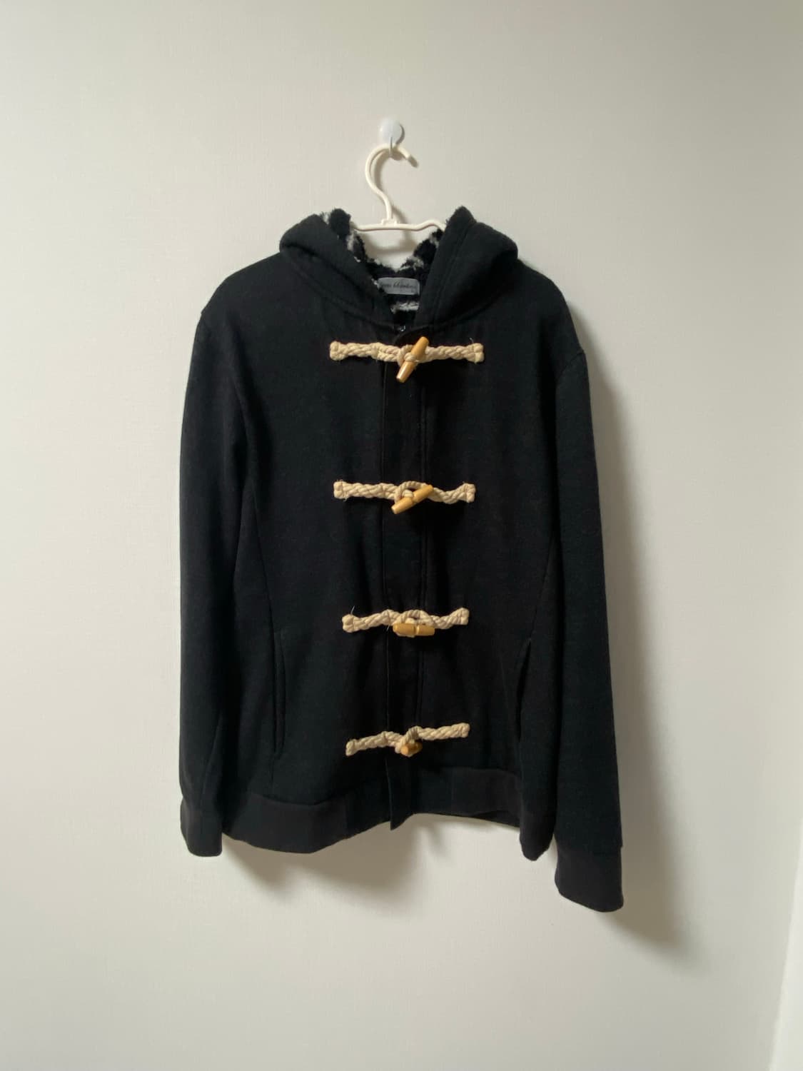 빈티지 모리걸 사와코 숏떡볶이 털 후드집업 상품이미지2