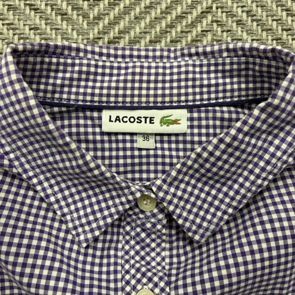 라코스테 잔체크셔츠 v1408 상품이미지5