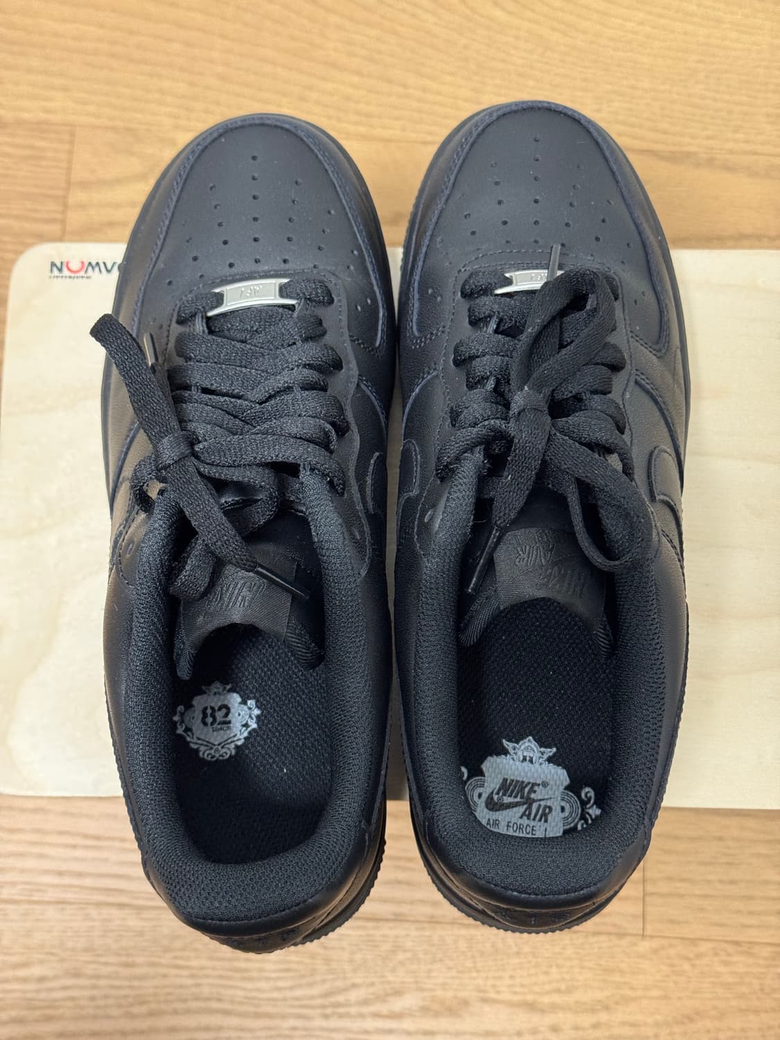 나이키 에어포스 올블랙 260 상품이미지2