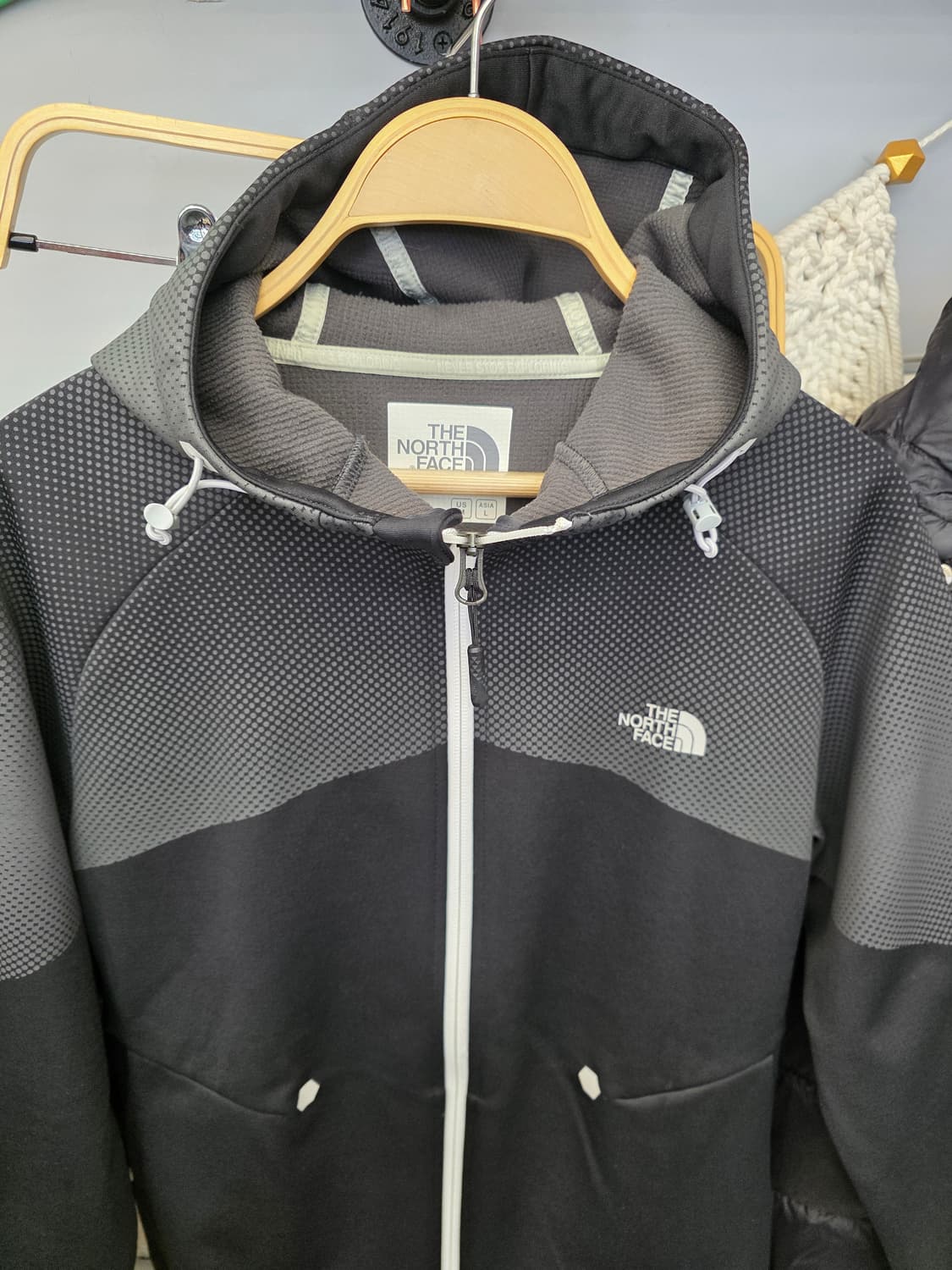 노스페이스 고프코어 기모 후드 집업 L 상품이미지1