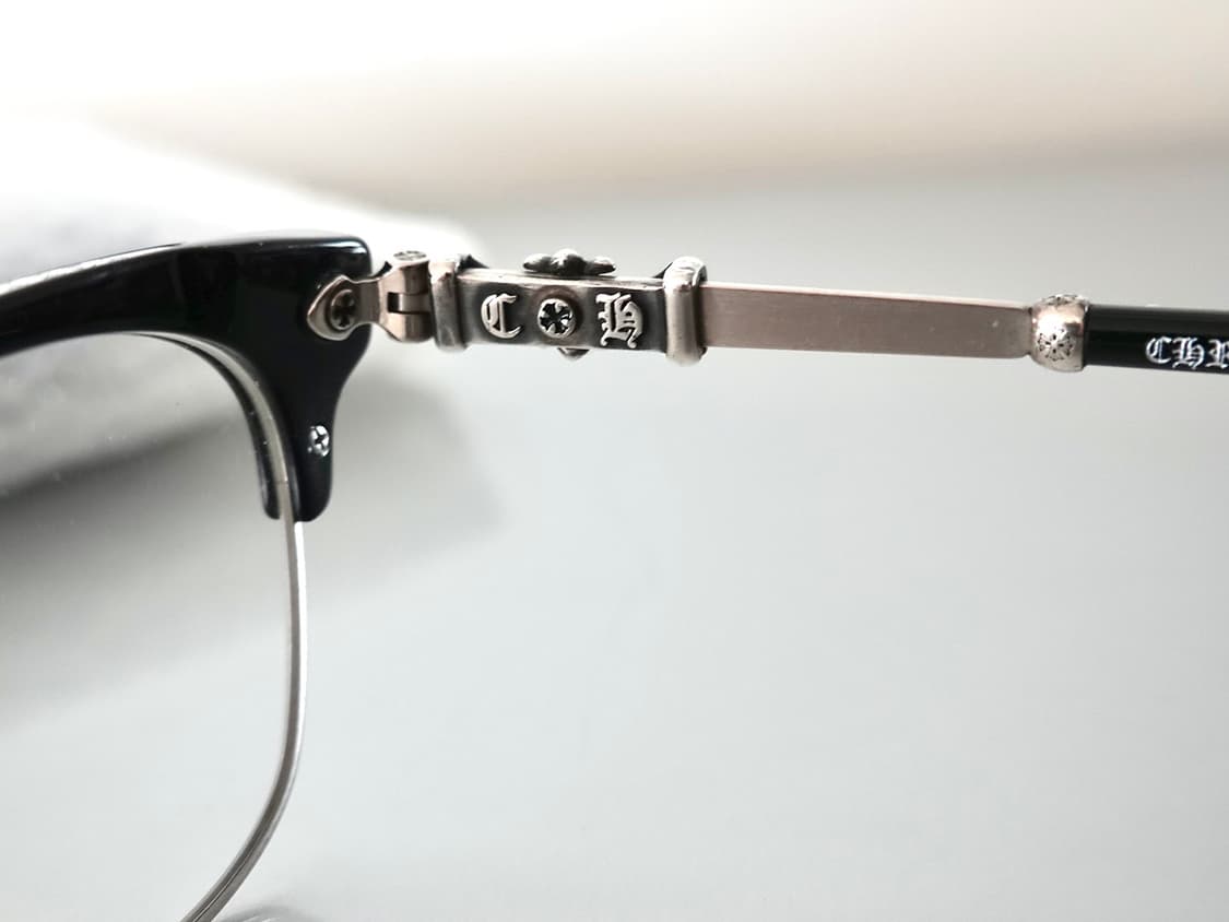 크롬하츠 보넨노이슈어2 블랙/브러쉬드실버 안경 상품이미지8