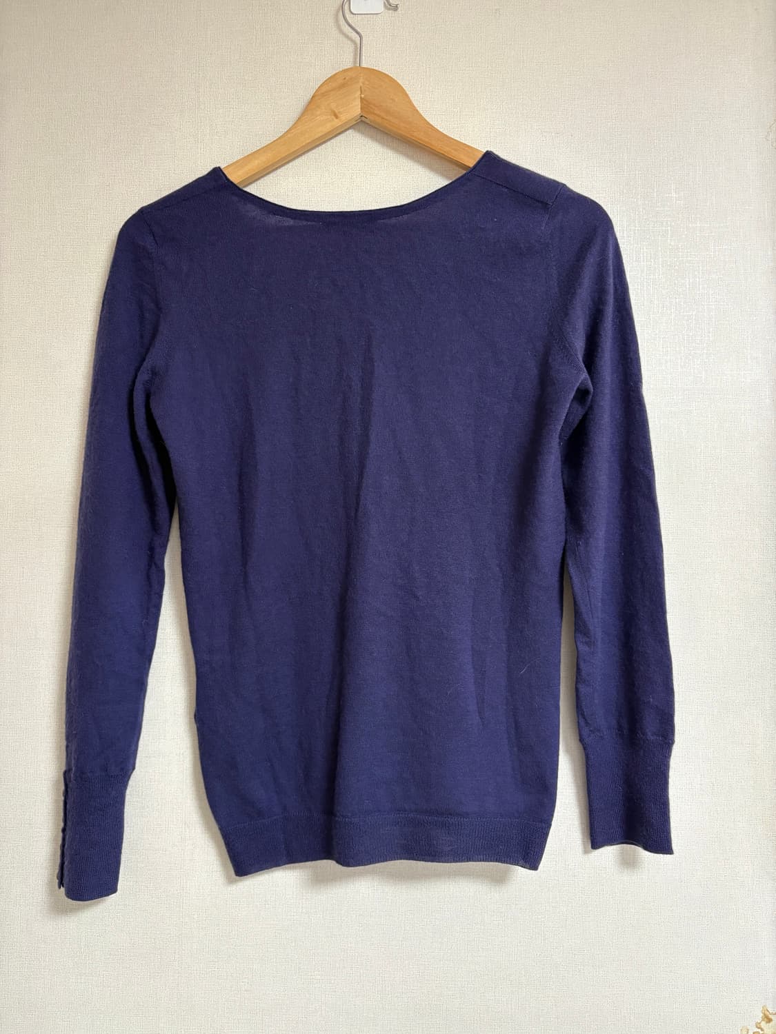 일본 캐미시어 100 브이넥 니트 상품이미지4