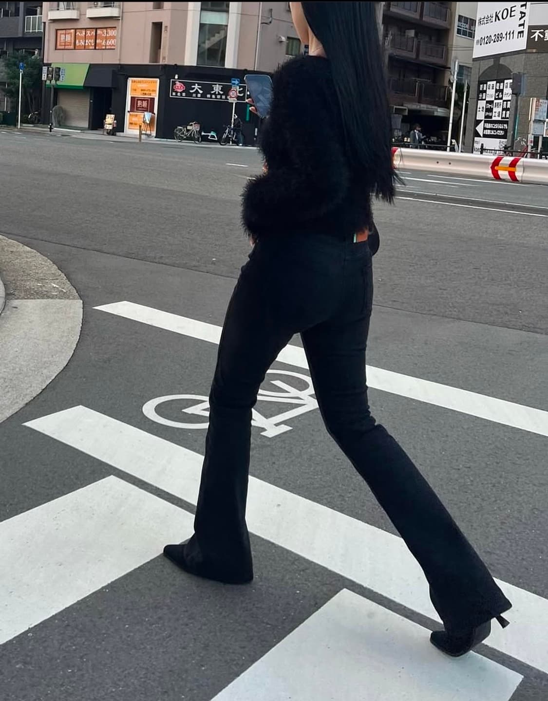 장원영착용/새상품/미개봉) 인스턴트펑크 부츠컷 블랙 S사이즈 상품이미지1