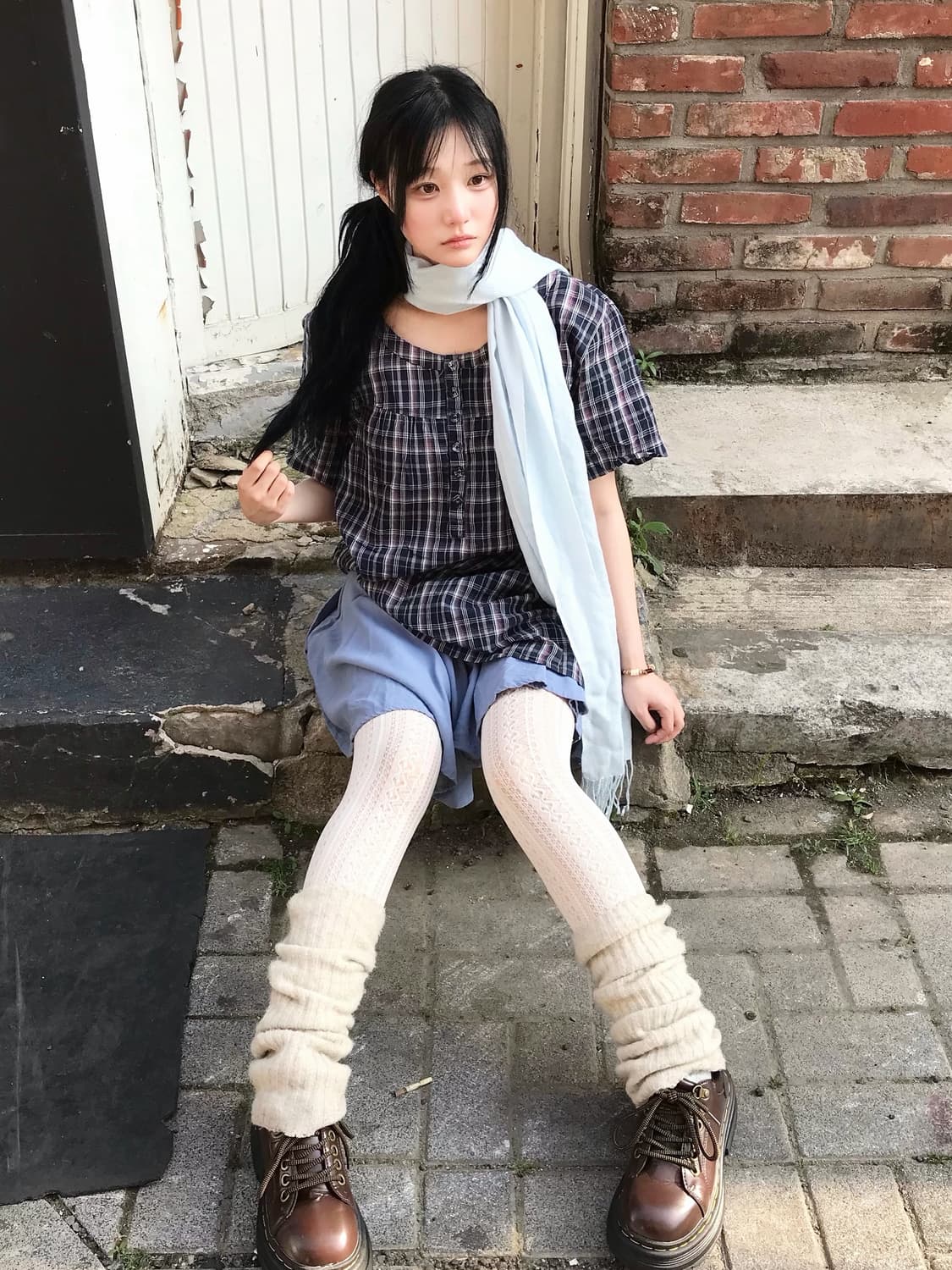 ✿블루 하구미 소녀set ✿ 상품이미지1