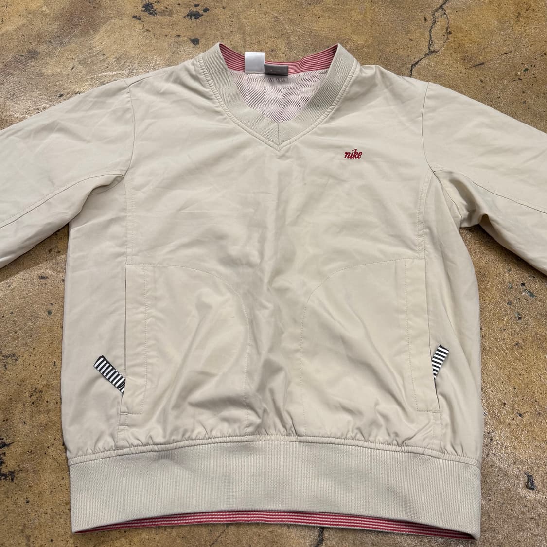 [정품/80] 나이키 올드스쿨 브이넥 웜업 b17 상품이미지3