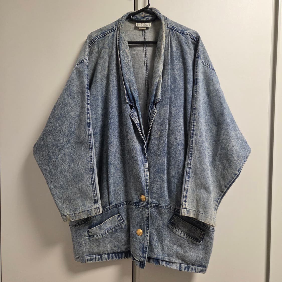 90s Made in USA 데님자켓 코트 L-XL(100-105) 상품이미지1