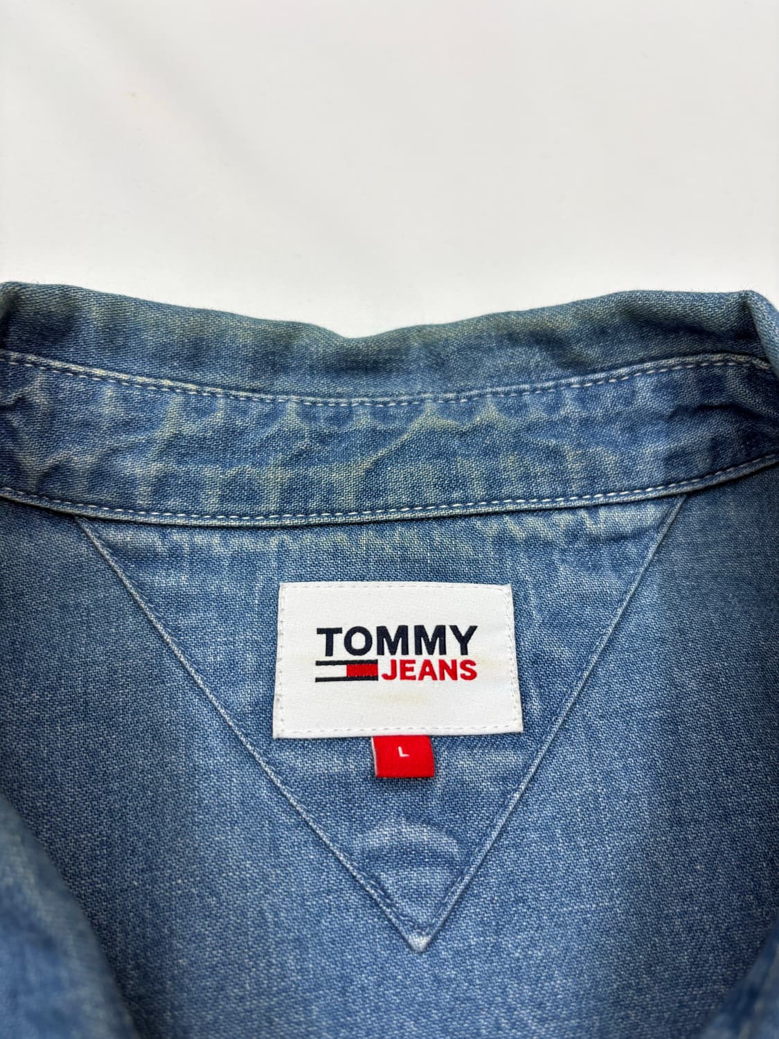 타미힐피거 백로고 쇼트 슬리브 워크 반팔 셔츠 상품이미지10