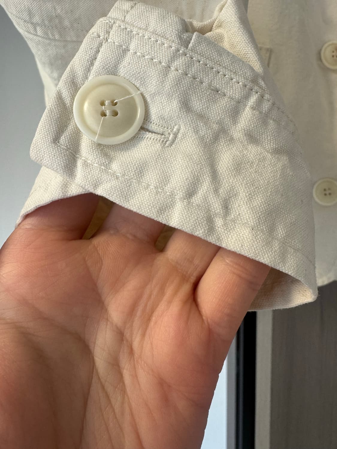 메종드메이어(MAISON DE MAIER) 라미 코튼 자켓 (아이보리) 상품이미지6