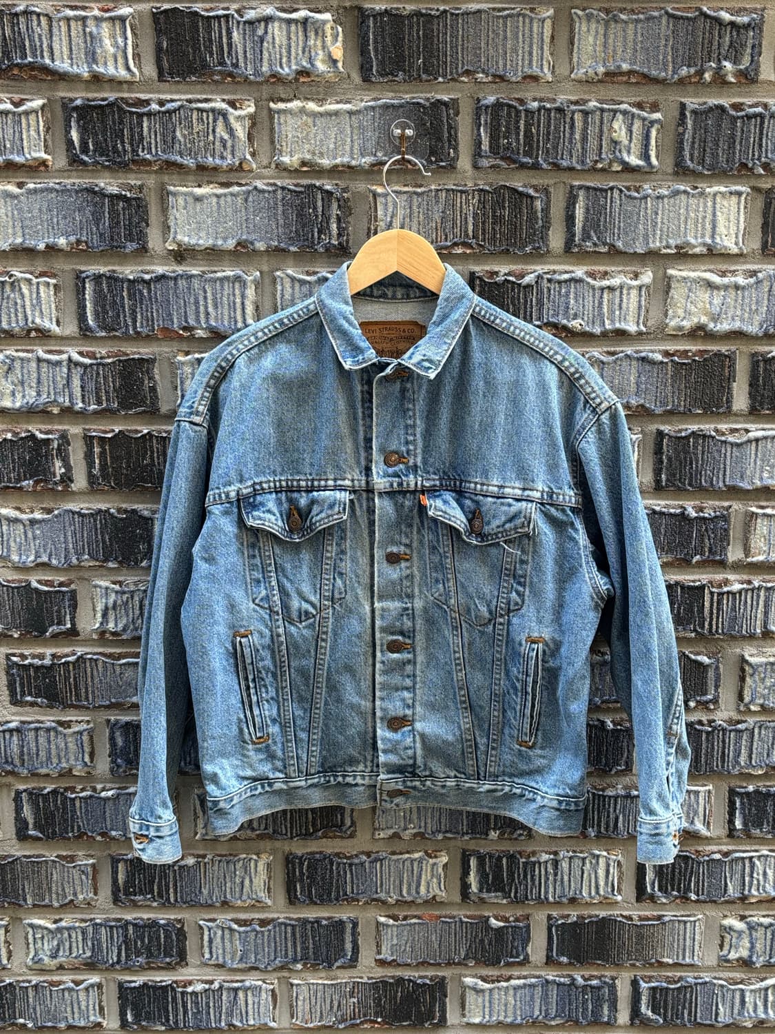 90s 리바이스 오렌지탭 데님트러커 4rd 상품이미지1