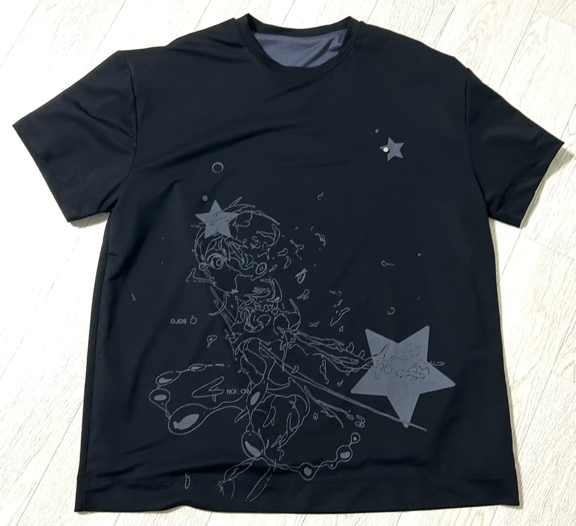 오호스x NOITOW SHU Reversible Mesh T-shirt 상품이미지3