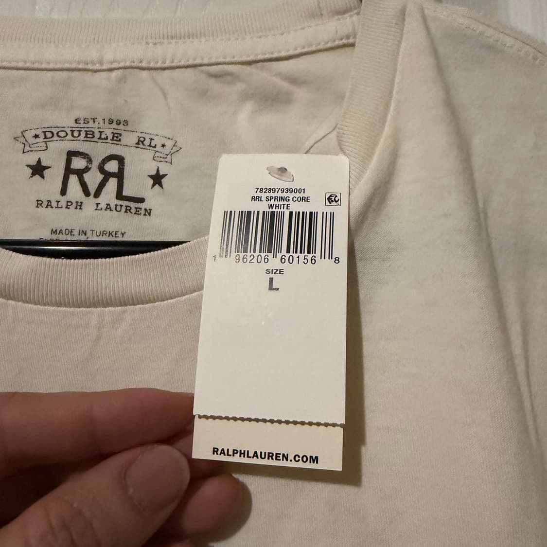 RRL 더블알엘 로고 그래픽 반팔 티셔츠 상품이미지2