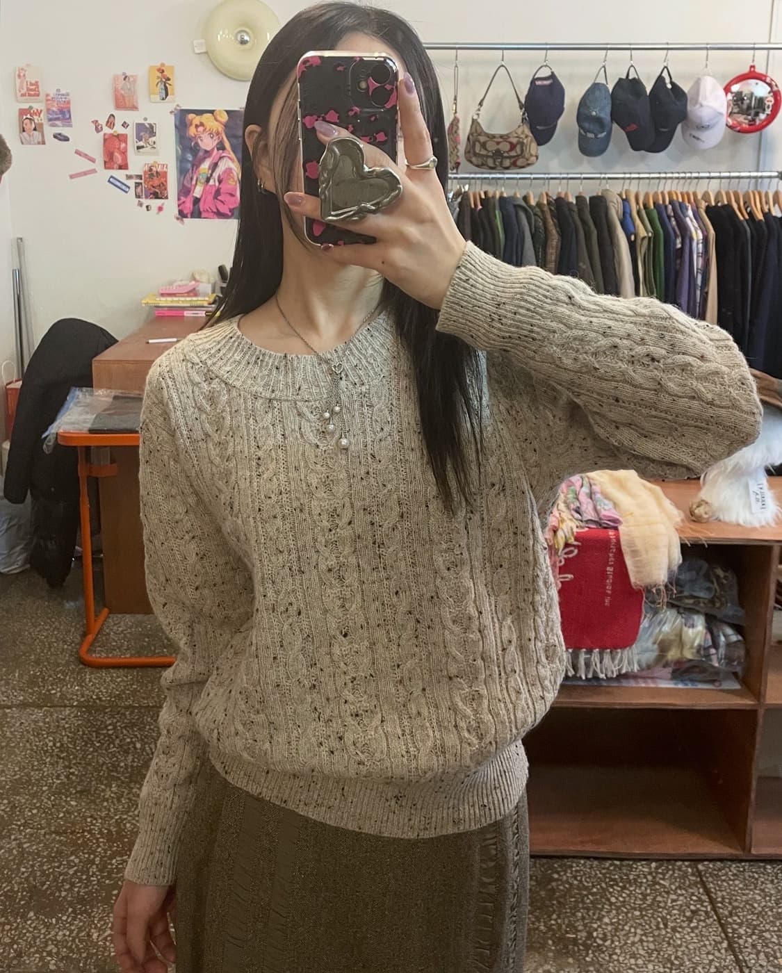 꽈배기 울니트 가디건 [무배] 상품이미지1