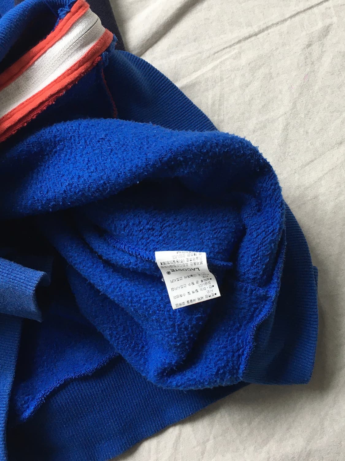 라코스테 배색 후드집업 상품이미지5