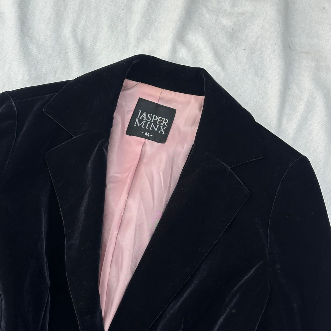 JASPER MINX 벨벳 블레이저 정장 자켓 고딕풍 지뢰계 공겜여주  상품이미지4