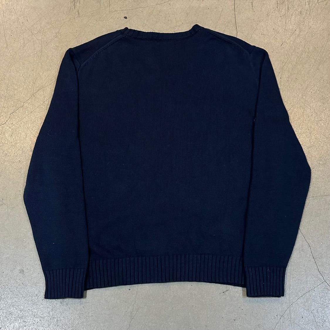 L 폴로랄프로렌 네이비 코튼 니트 상품이미지3