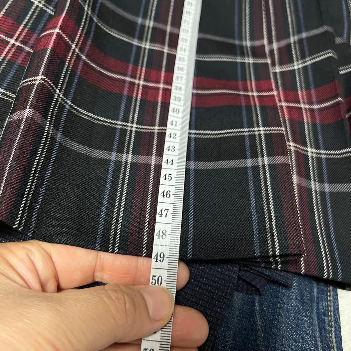 교복치마 짧치 체크 플리츠 스커트 치마 65 상품이미지5