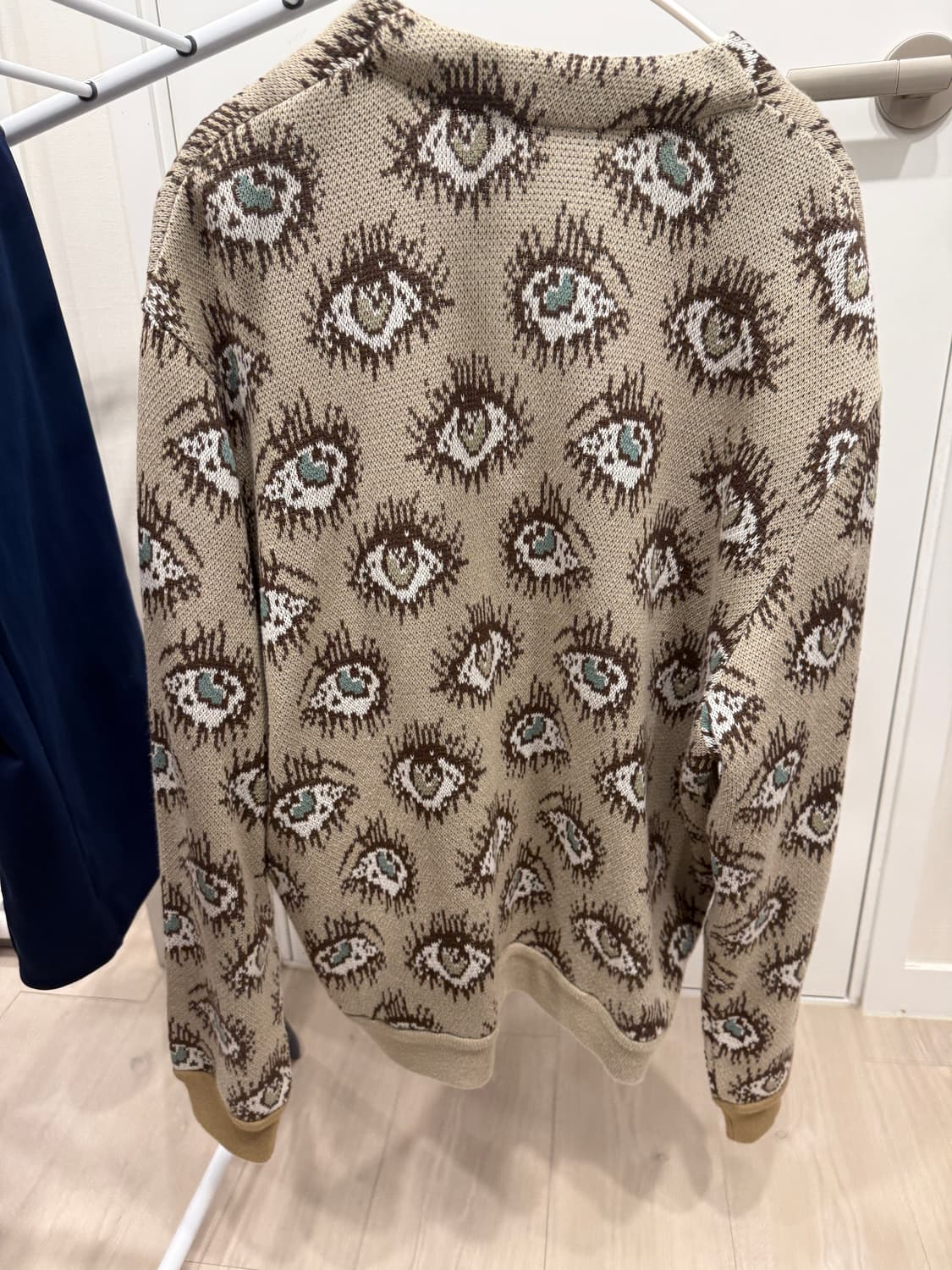 캐피탈 8G 자카드 니트 스피크이지 패턴 숏 가디건 엔진 3사이즈 상품이미지2