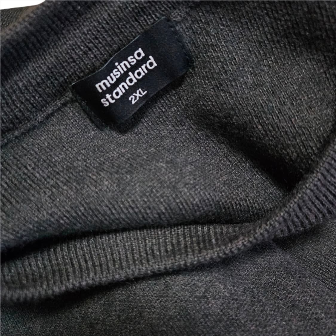 무신사 니트티셔츠 100-105 회새그레이 상품이미지6