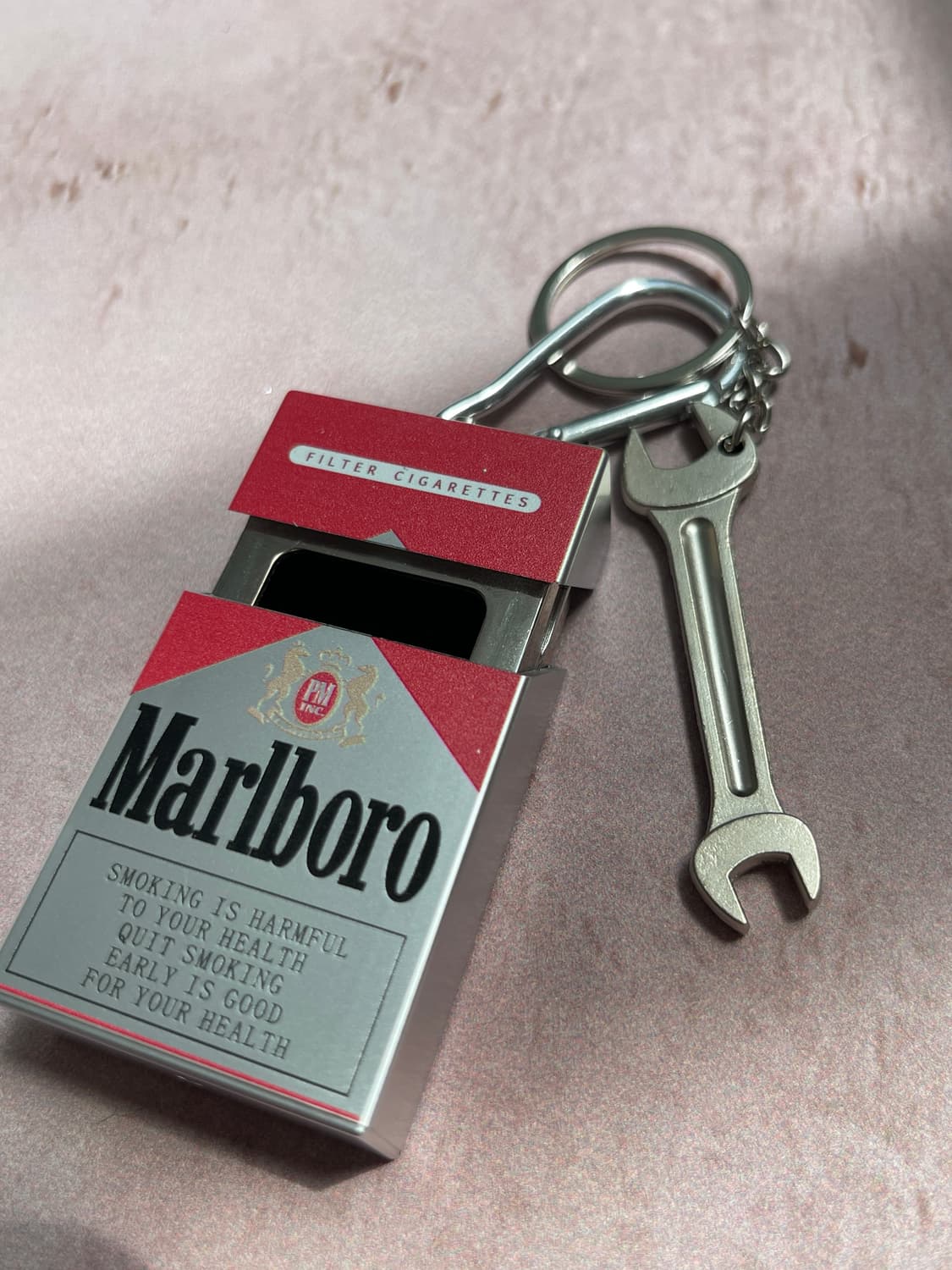 Marlboro Retro Keyring – 재떨이참 & 렌치 키링세트 상품이미지1