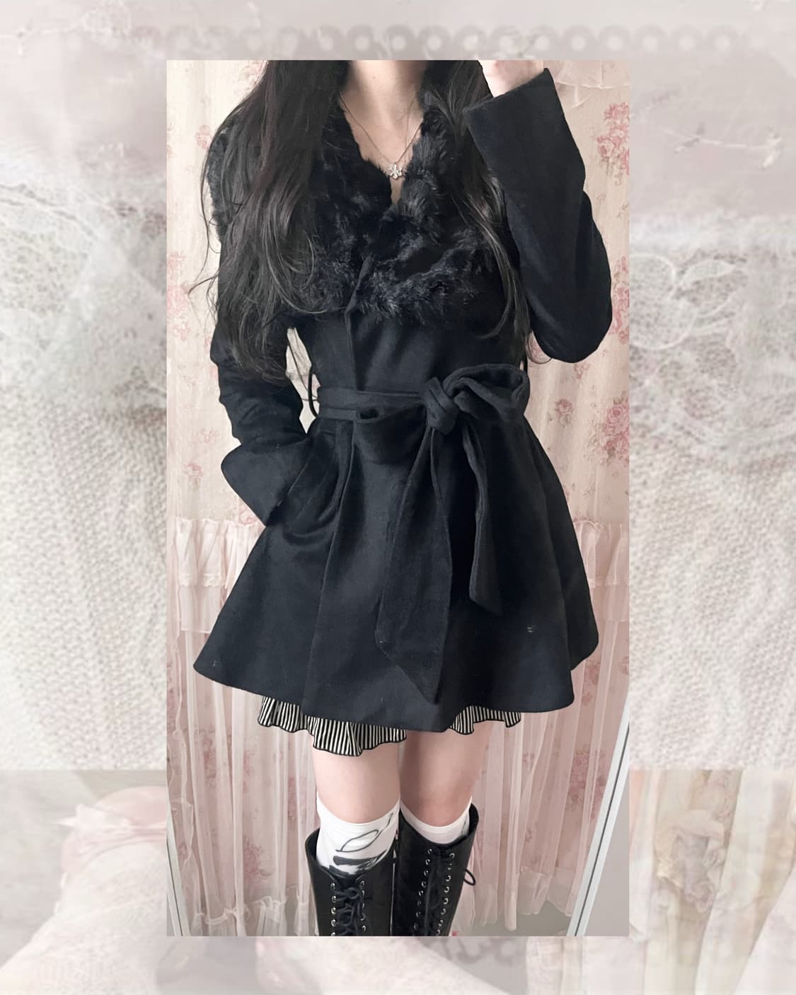 Lip service black fur coat 상품이미지3