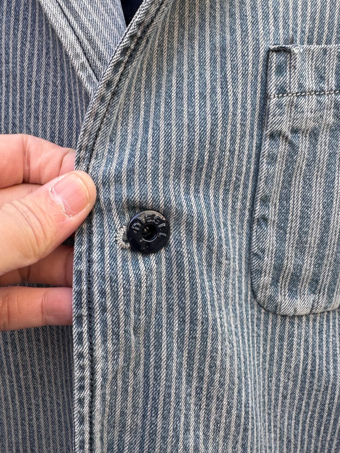 디젤 스트라이프 디트로이트 3B 데님자켓 상품이미지6