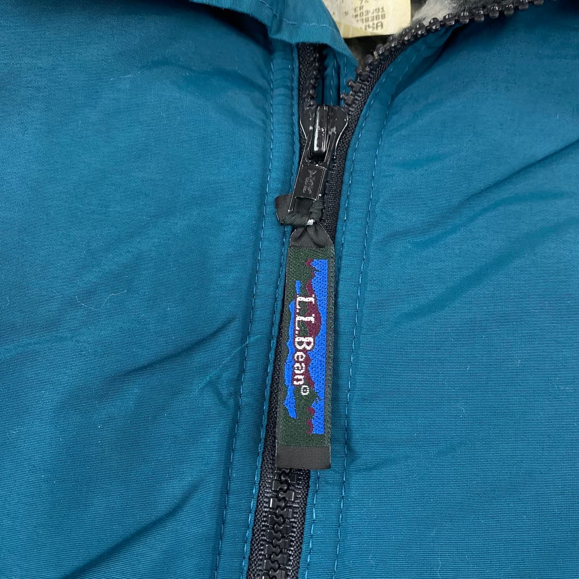 90s LL bean 나일론 쉘 플리스 안감 집업 자켓 (100) 상품이미지5