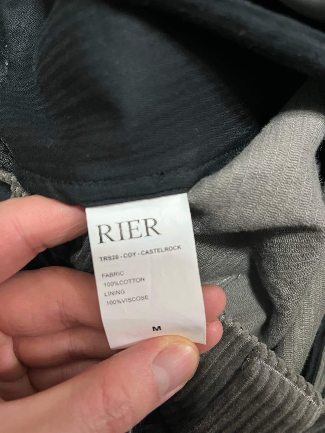 (M)리에르 코듀로이 팬츠 캐슬락 상품이미지6