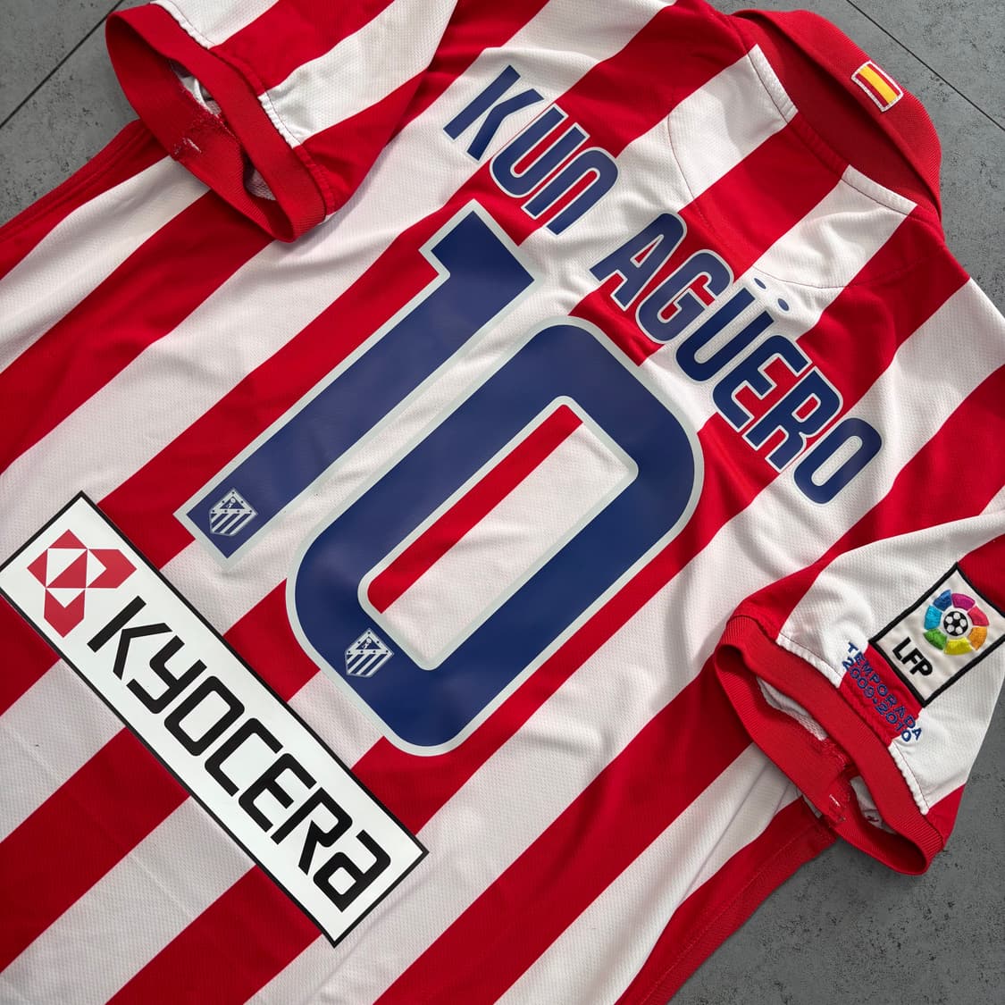 나이키 09 10 아틀레티코 마드리드 홈 아구에로 유니폼 상품이미지4