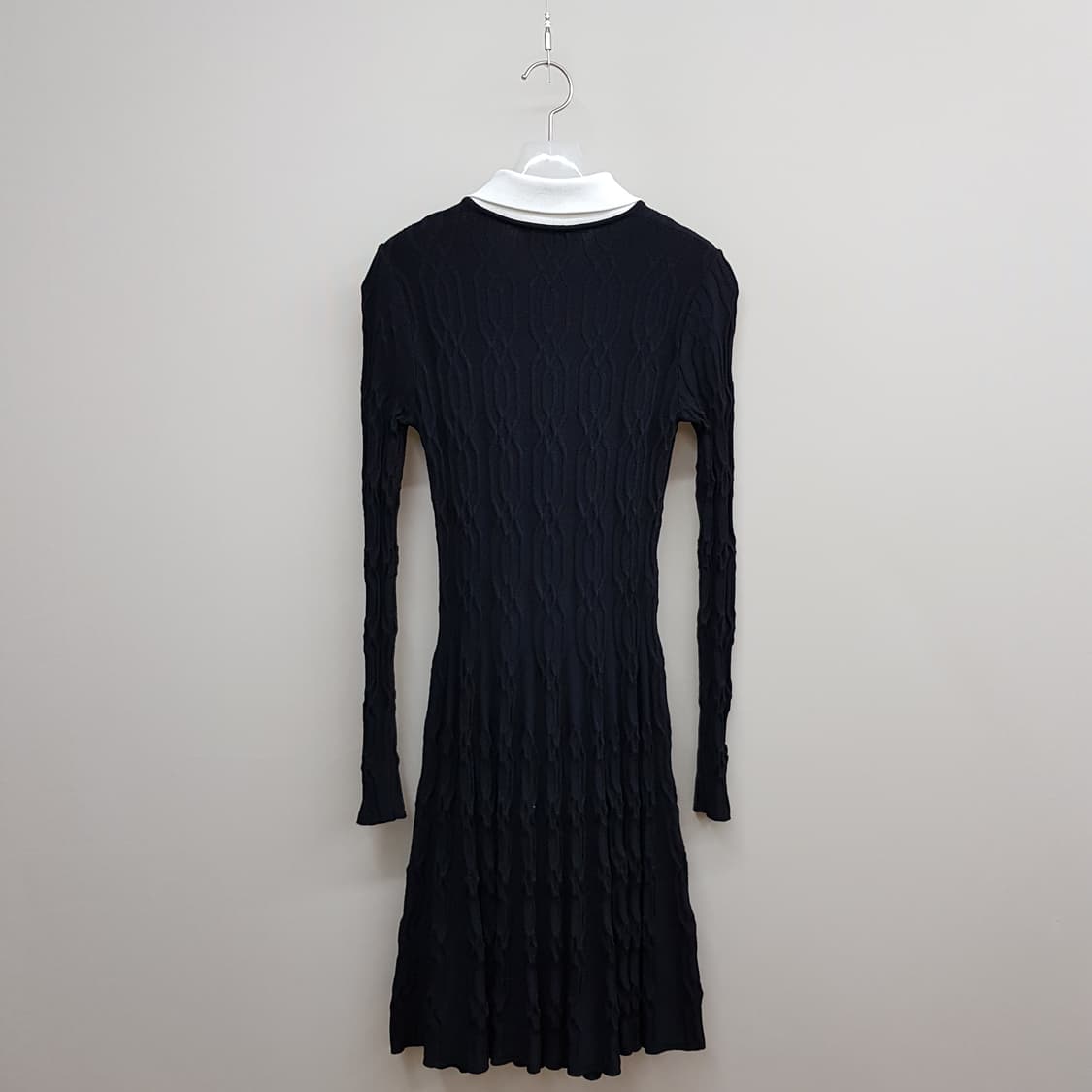 산드로 Sandro  카라 배색 케이블 니트 원피스 2사이즈 상품이미지5