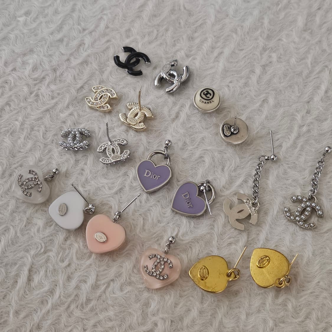 샤넬 디올 정품 빈티지 업사이클링 귀걸이 모음 상품이미지9