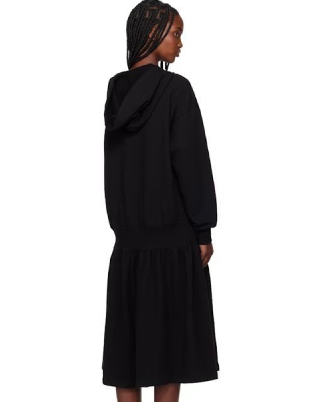   [OPEN YY]Black Jersey Shirring Hoodie  상품이미지5