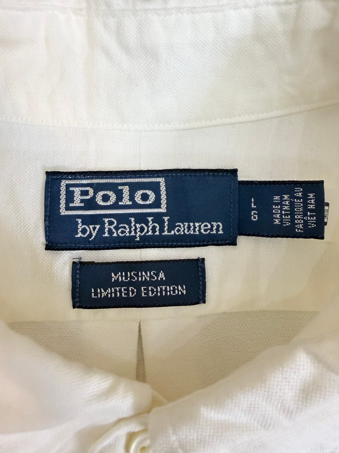 [L] 폴로 랄프로렌 무신사 에디션 커스텀핏 클래식 옥스포드 셔츠 상품이미지3