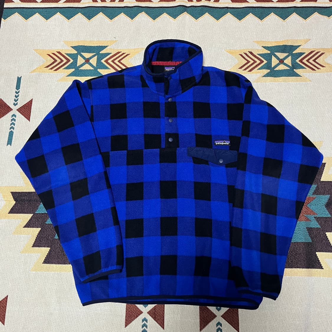 파타고니아 버팔로 체크 신칠라 스냅티 M 상품이미지1