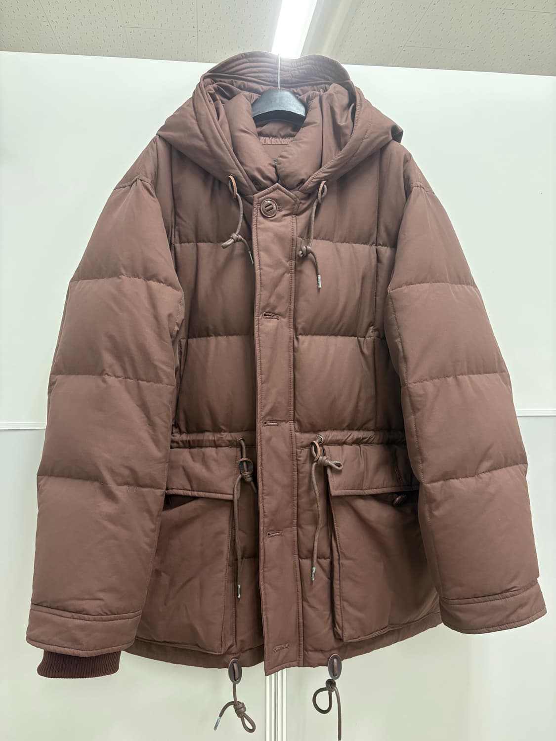 (상태굿) 프리즘웍스 카라코람 다운파카 패딩 브라운 XL 팝니다 상품이미지6