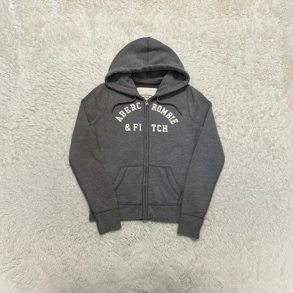 Abercrombie Grey Hood Zip-up 상품이미지4