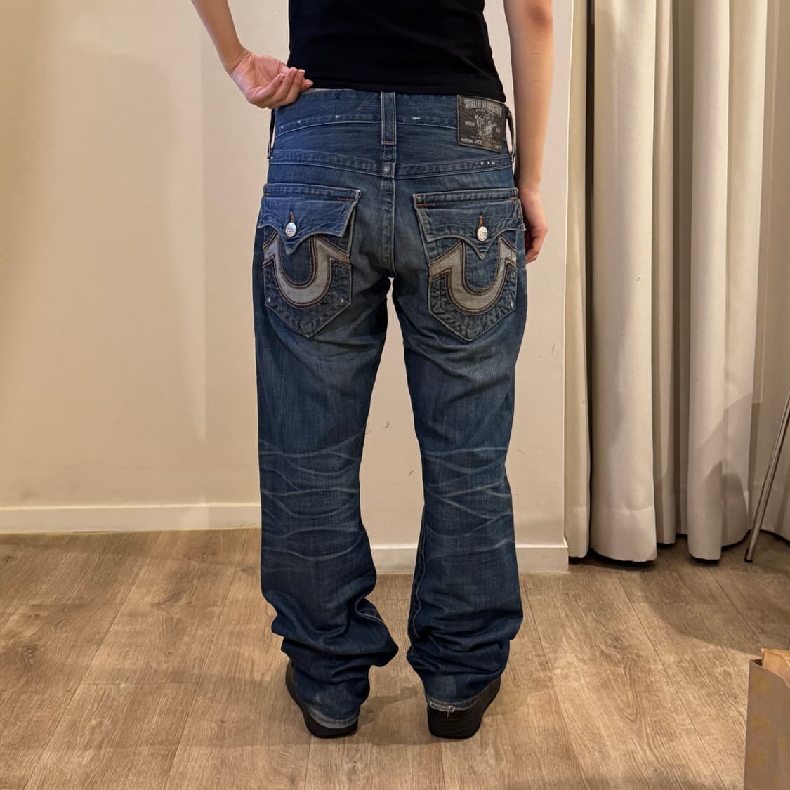 트루릴리젼 빈티지 스트레이트핏 데님 팬츠 34 상품이미지1