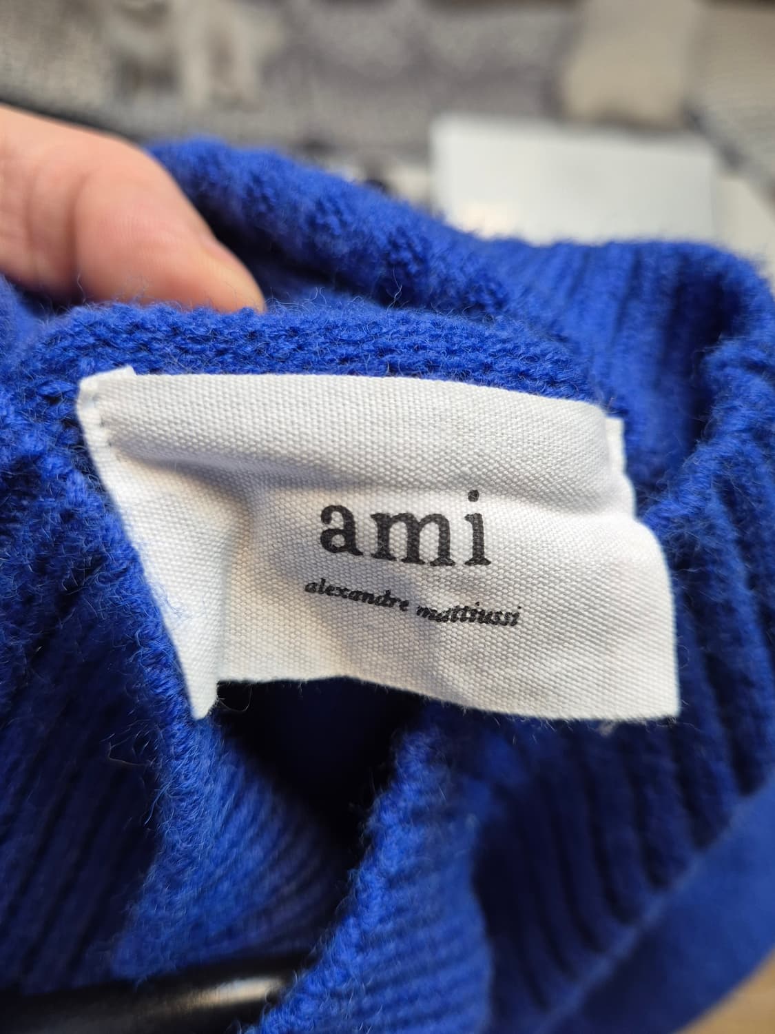 아미 인타르시아 블루니트 남성100 상품이미지4