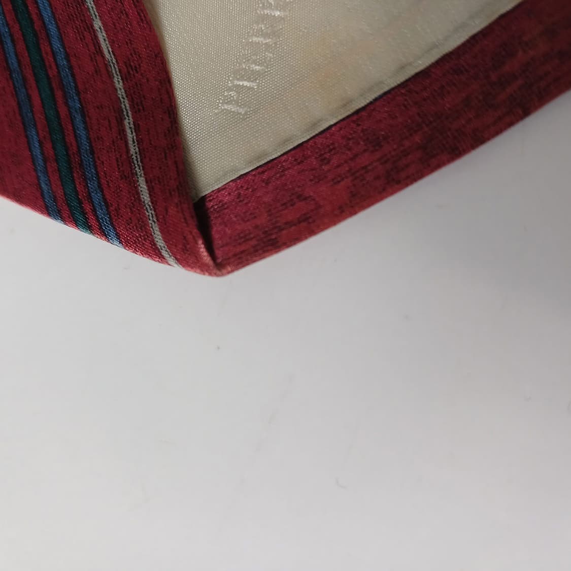 피에르 발망 실크 레드 스트라이프 넥타이 8cm B등급 E765
 상품이미지9