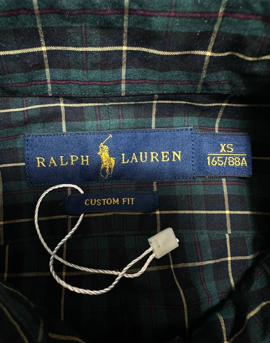 폴로 랄프로렌 딥그린 체크 셔츠 상품이미지4