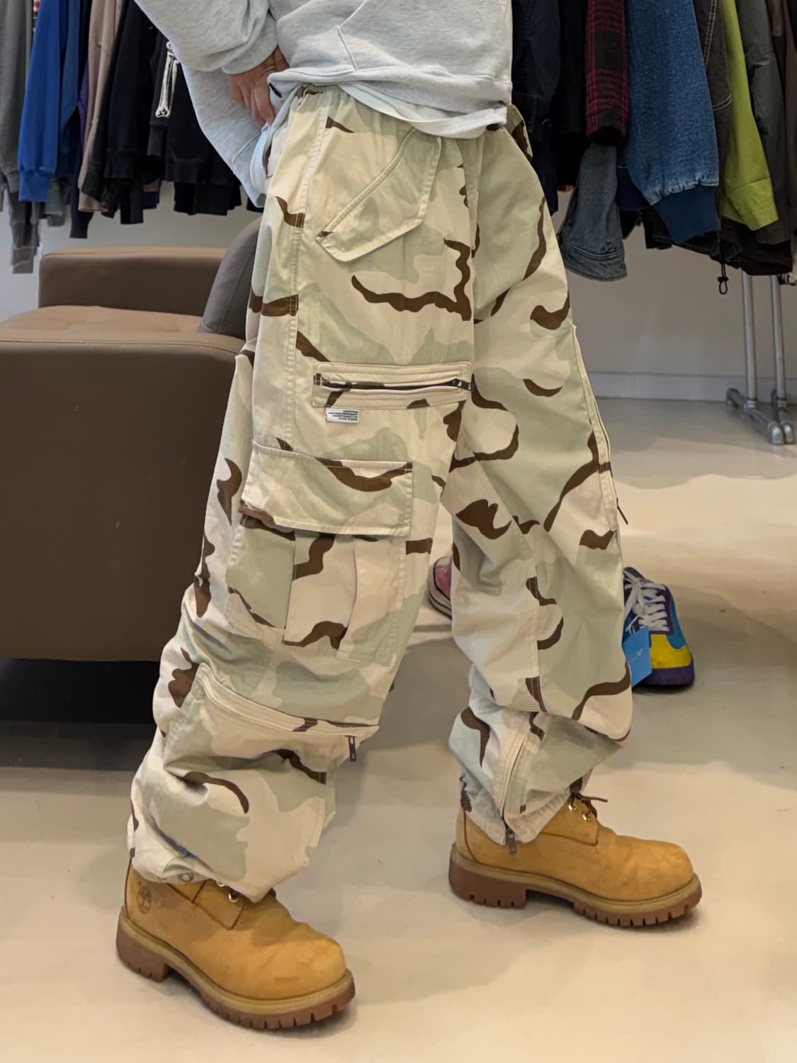 디스이즈네버댓 카고 플라이트 팬츠 데저트 카모 상품이미지7