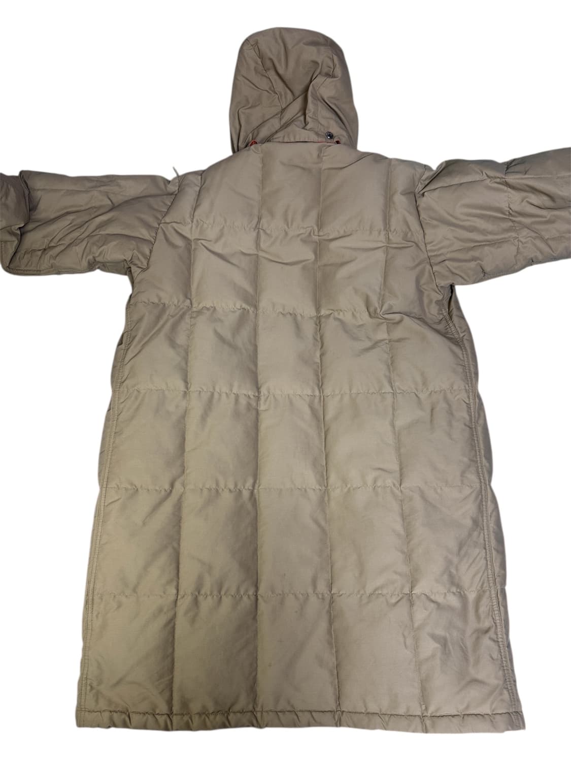빈티지 80s 노스페이스 브라운라벨 롱패딩 파카 베이지 S 상품이미지7