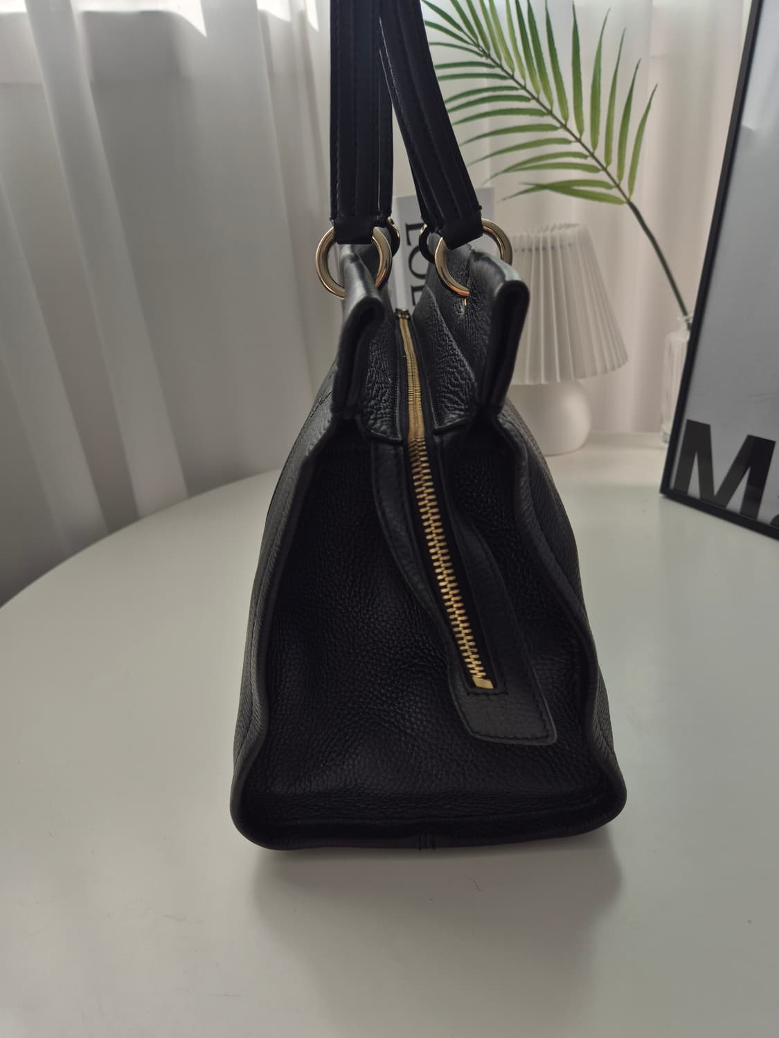 페라가모 레더 사각 토트백 상품이미지4