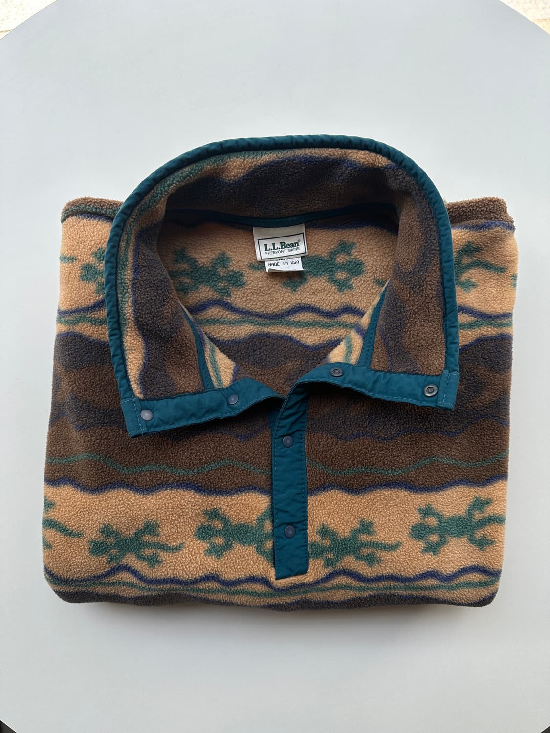 L.L.Bean Aztec Fleece Pullover 상품이미지4