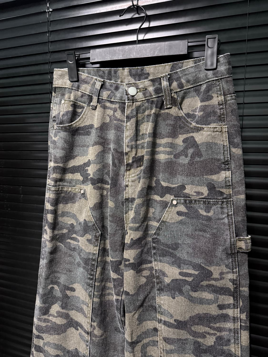 Jeans 카모 플라쥬 카펜더 카팬더 카고 워크 더블니 26 밀리터리 상품이미지2