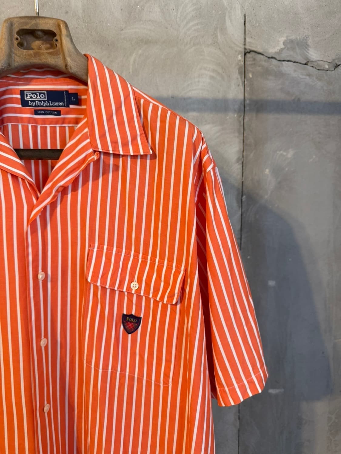 폴로 랄프로렌 오픈칼라넥 셔츠 105 상품이미지4